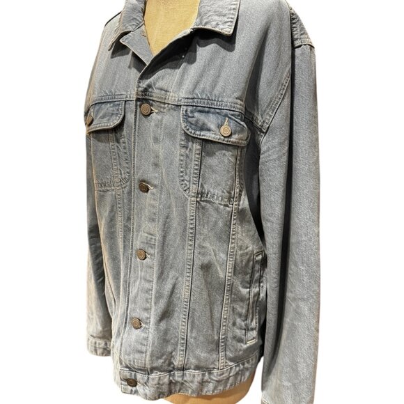 ASOS Light Wash Oversized 90s Denim Jacket – Size XXL - Picture 4 of 5